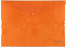 Φάκελος με κουμπί (druk) A4 πορτοκαλί NEO COLORI