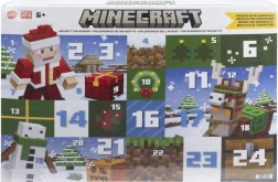 Advent ημερολόγιο Minecraft 2024 με φιγούρες και αξεσουάρ