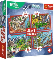 Παζλ TREFLÍCI Ταξίδια 4σε1 (35, 48, 54, 70 κομμάτια)