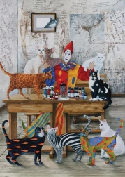 ART PUZZLE πολύχρωμες γάτες – παζλ 260 κομμάτια