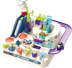 Woopie διαδραστικό σετ αυτοκινητιστικής πίστας με εμπόδια Αστικά οχήματα