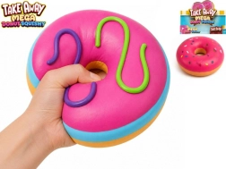 MIKI FUN https://www.mikifun.cz Mega σφηνωτό ντόνατ-σκούιζι (stretch) jumbo 16cm 2 χρώματα