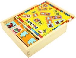 Bigjigs Toys ξύλινο ντόμινο με ζωάκια