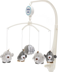 Καρουζέλ κούνιας BABY MIX Μικρός Τυφλοπόντικας γκρι