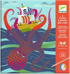 Djeco ξυστά σχέδια: Στη θάλασσα