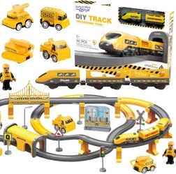Woopie ηλεκτρική σιδηροδρομική πίστα – οικοδομική ομάδα, 92 κομμάτια