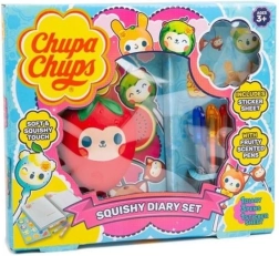 Chupa Chups σχολικό σετ Squishy – ημερολόγιο, gel στυλό και αυτοκόλλητα