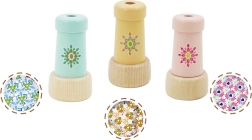 Ξύλινο πολύχρωμο καλειδοσκόπιο