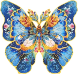 Ξύλινο παζλ Πεταλούδα Morpho Helena