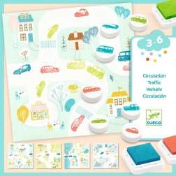 Σετ σφραγίδων Αυτοκίνητα από την DJECO