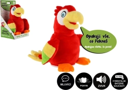 Παπαγάλος Γιαρούσεκ επαναλαμβάνει φράσεις λούτρινο παιχνίδι