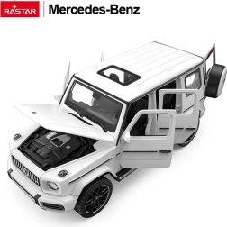 Μεταλλικό μοντέλο 1:32 MERCEDES‑BENZ AMG G63 με ήχο, λευκό Rastar