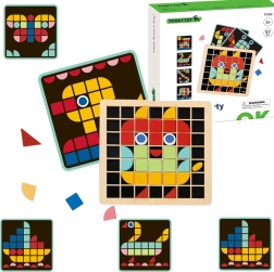 Ξύλινο μωσαϊκό Tooky Toy Montessori