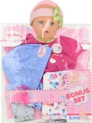 Ρούχα για κούκλα 45 cm με πάνα