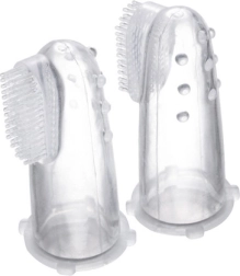 Σιλικονούνα δακτυλική οδοντόβουρτσα για μωρά σε θήκη CANPOL BABIES