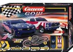 Αυτοκινητοδρόμιο Carrera GO Street Legends 1:43 με looping και αμερικανικά muscle cars