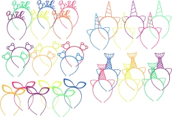 Αποκριάτικη στέκα με διακόσμηση – μίξη χρωμάτων