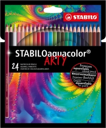 Σετ ακουαρέλας χρωματιστών μολυβιών Stabilo Aquacolor Arty 24 τεμ.