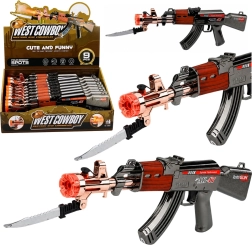 Διασκεδαστικό όπλο AK-47 με μπαταρίες με φώτα, ήχους και εφέ ατμού