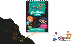 Χρωματιστά ξυστά σημειωματάρια 10×14 εκ., 10 τμχ