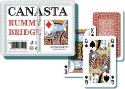 Παιχνίδι καρτών Canasta σε πλαστικό κουτάκι