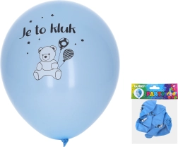 Φουσκωτά μπαλόνια 30 cm – Είναι αγόρι (σετ 5 τεμ.)
