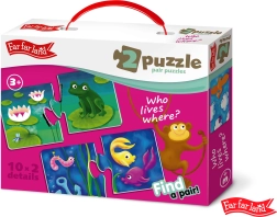 Far Far Land Παζλ αντιστοίχισης σπιτιών ζώων