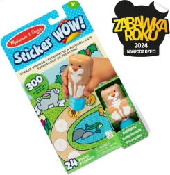 Αυτοκόλλητο WOW! Κουνελάκι με σφραγίδες