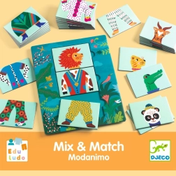 DJECO επιτραπέζιο παιχνίδι Mix & Match Modanimo