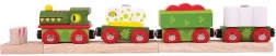 Δεινοσαυρικό τρενάκι με ράγες Bigjigs Rail