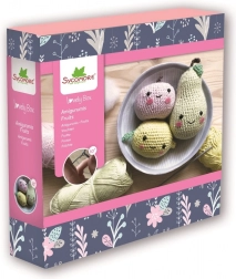 Lovely box πλεκτά φρούτα – δημιουργικό σετ amigurumi
