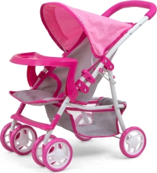 Καρότσι για κούκλες Milly Mally Kate Prestige Pink