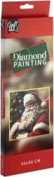 Διαμαντένια ζωγραφική Santa 30 × 40 cm