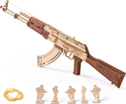 Robotime 3D ξύλινο μηχανικό παζλ όπλου εφόδου AK-47
