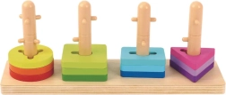 Ξύλινος Montessori ταξινομητής σχημάτων TOOKY TOY