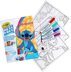Crayola μπλοκ ζωγραφικής Lilo και Stitch Colour Wonder + 4 μαρκαδόροι
