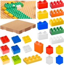 Masterkidz σετ δομικών τουβλακίων STEM 135 τεμ. με αξεσουάρ για πάνελ 4 τεμ.