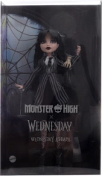 συλλεκτική κούκλα Wednesday Addams MONSTER HIGH με στολή Nevermore