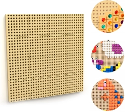 Masterkidz επιτοίχιος εκπαιδευτικός πίνακας STEM με πάνελ τοποθέτησης 80 × 80 cm