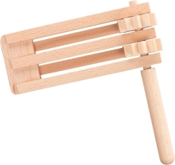 Διπλή ξύλινη κρότα Goki