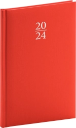 Εβδομαδιαίο ημερολόγιο Capys 2024 κόκκινο