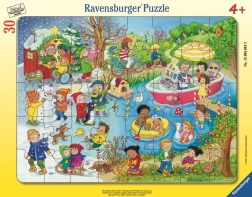 Παζλ Ravensburger Τέσσερις εποχές δίπλα στο νερό 30 κομμάτια