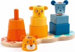 DJECO Παιδικός πολύχρωμος πύργος στοίβαξης