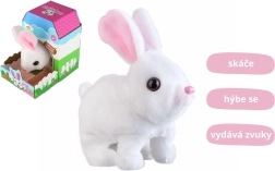 Λούτρινο κουνελάκι BEN από την TEDDIES – πηδάει και μιλάει, διαδραστικό παιχνίδι