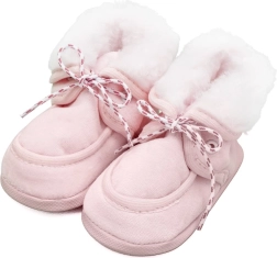 Χειμερινά παπουτσάκια για μωρό New Baby, ροζ, 0–3 μηνών