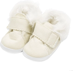 Παιδικά χειμερινά σουέτ μποτάκια New Baby, μπεζ, 3–6 μηνών