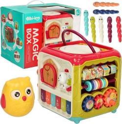 Διαδραστικός εκπαιδευτικός κύβος 6 σε 1 με πιάνο και πιάσε το ζουζουνάκι BIBI-INN