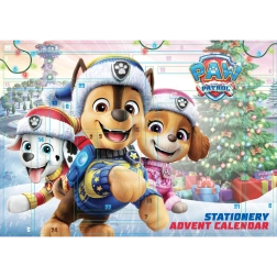 Ημερολόγιο αντίστροφης μέτρησης Paw Patrol με είδη γραφικής ύλης
