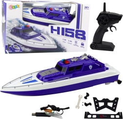 Αστυνομικό μηχανοκίνητο σκάφος τηλεκατευθυνόμενο μπλε