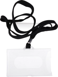 Καρτελάκι λαιμού με κορδόνι 45 cm – μαύρο ή σκούρο μπλε